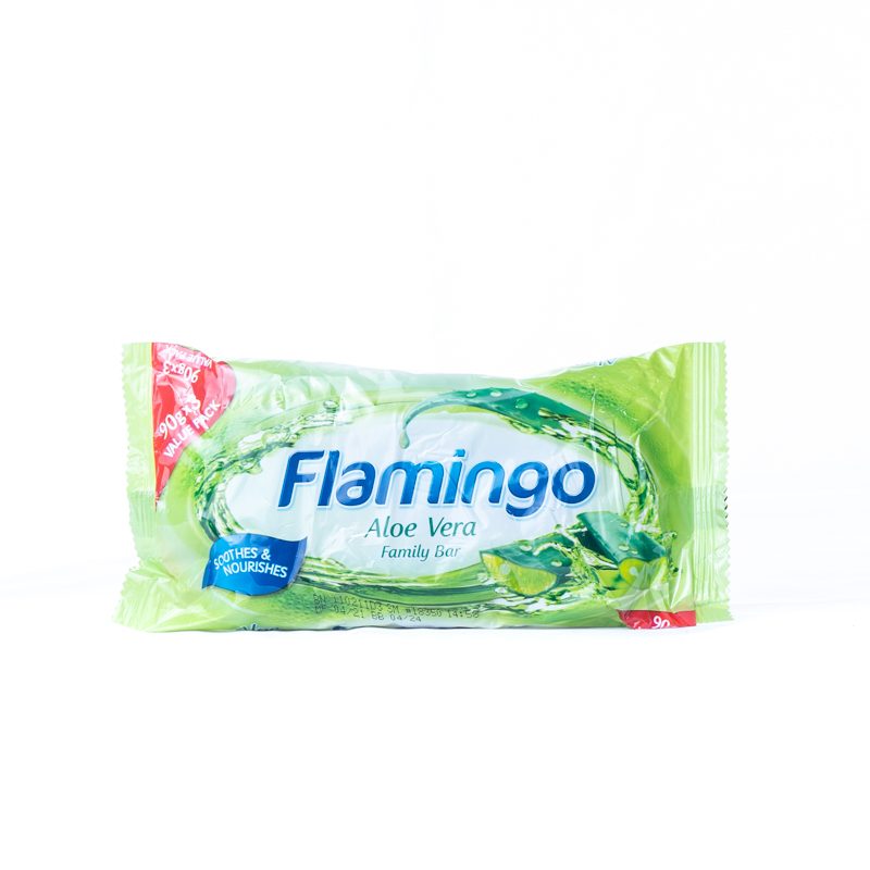 Flamingo Aloe Vera Family Bar 3’s Body Soap