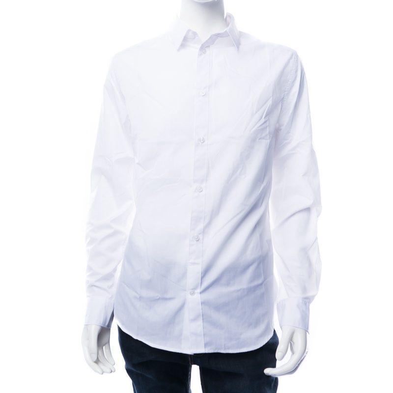 Mens Semi Formal Shirt White Medium