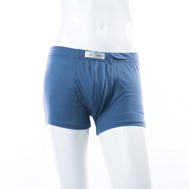 Mens Knits Boxers Blue Medium