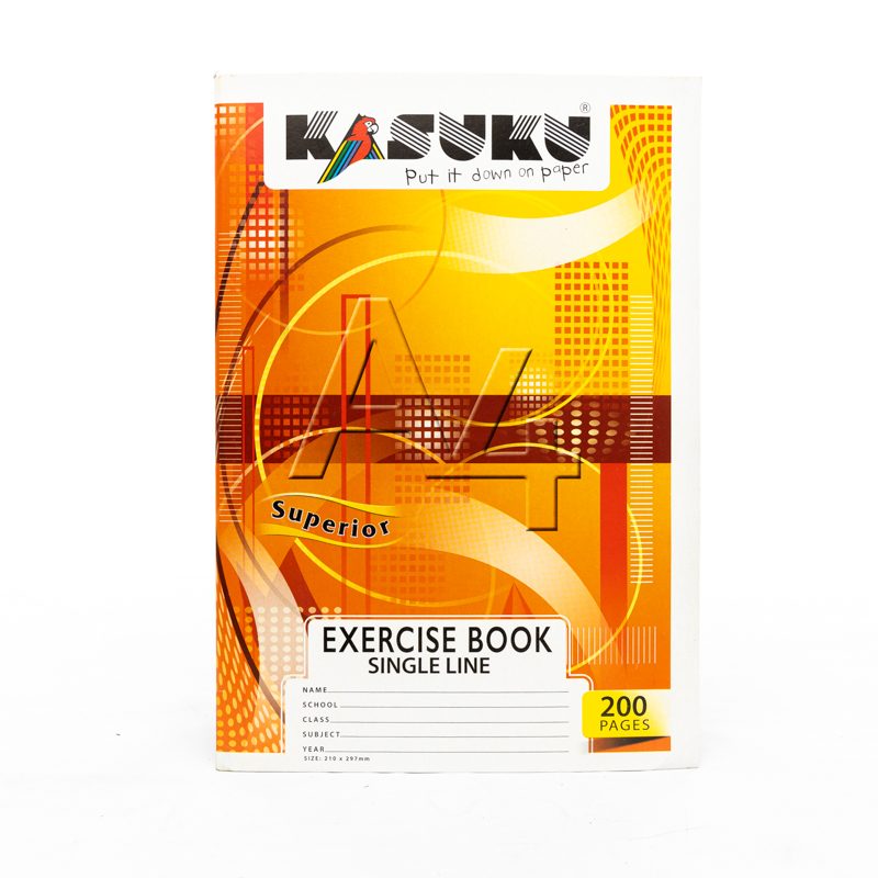 Kasuku Exercise Book A4 200 Pages S/L