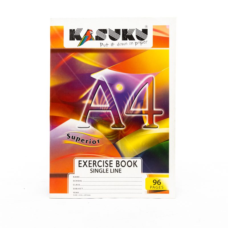Kasuku Exercise Book A4 96 Pages S/L
