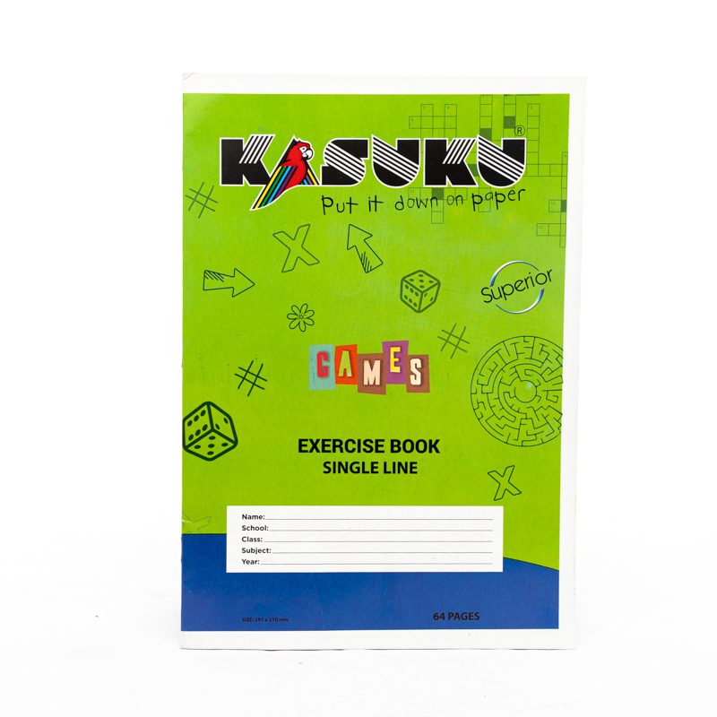 Kasuku Exercise Book A4 64 Pages S/L