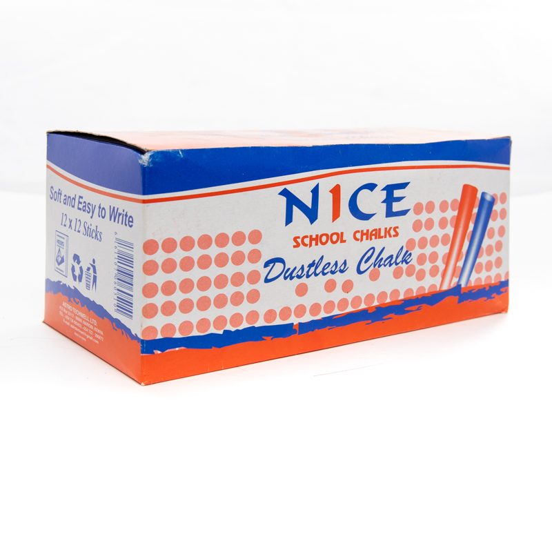 Dustless White Chalk 12pc Pack