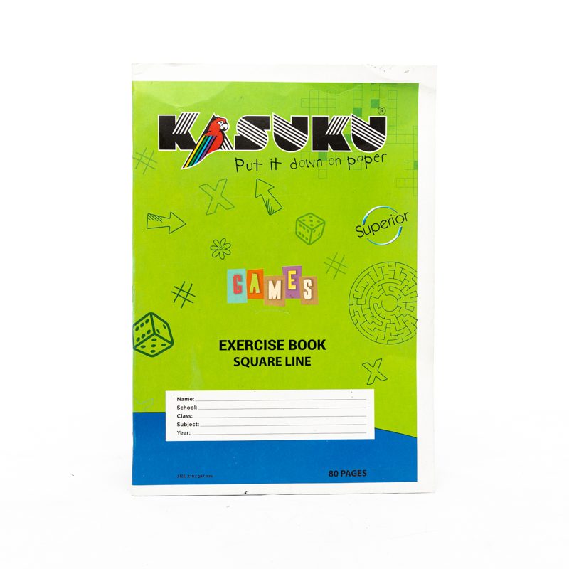Kasuku Exercise Book A4 80 Pages SQ