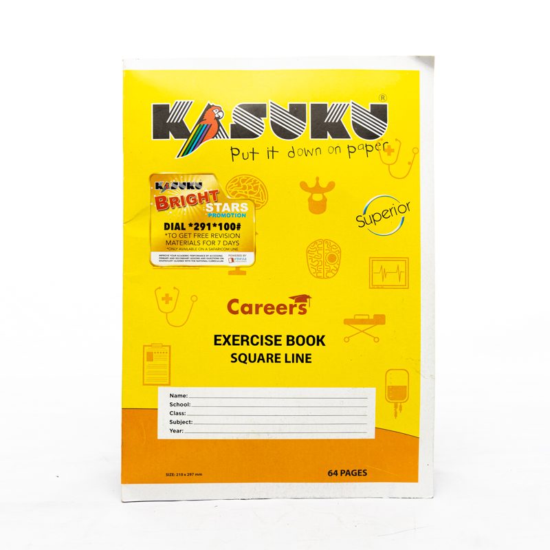 Kasuku Exercise Book A4 64 Pages SQ