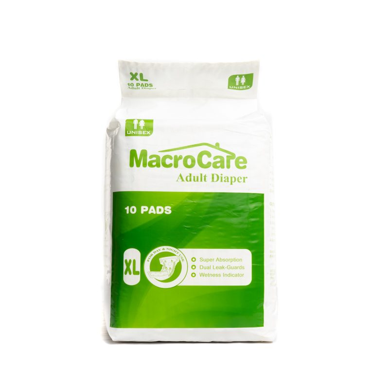Macrocare Adult Diapers 10pk (XL)