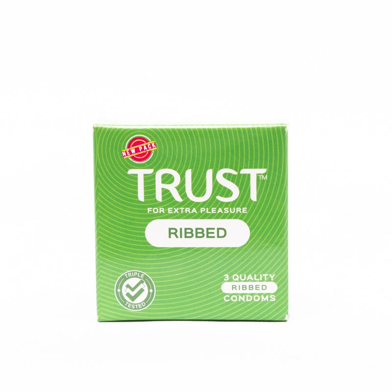 Trust Ribbed Condoms (3 Pck)