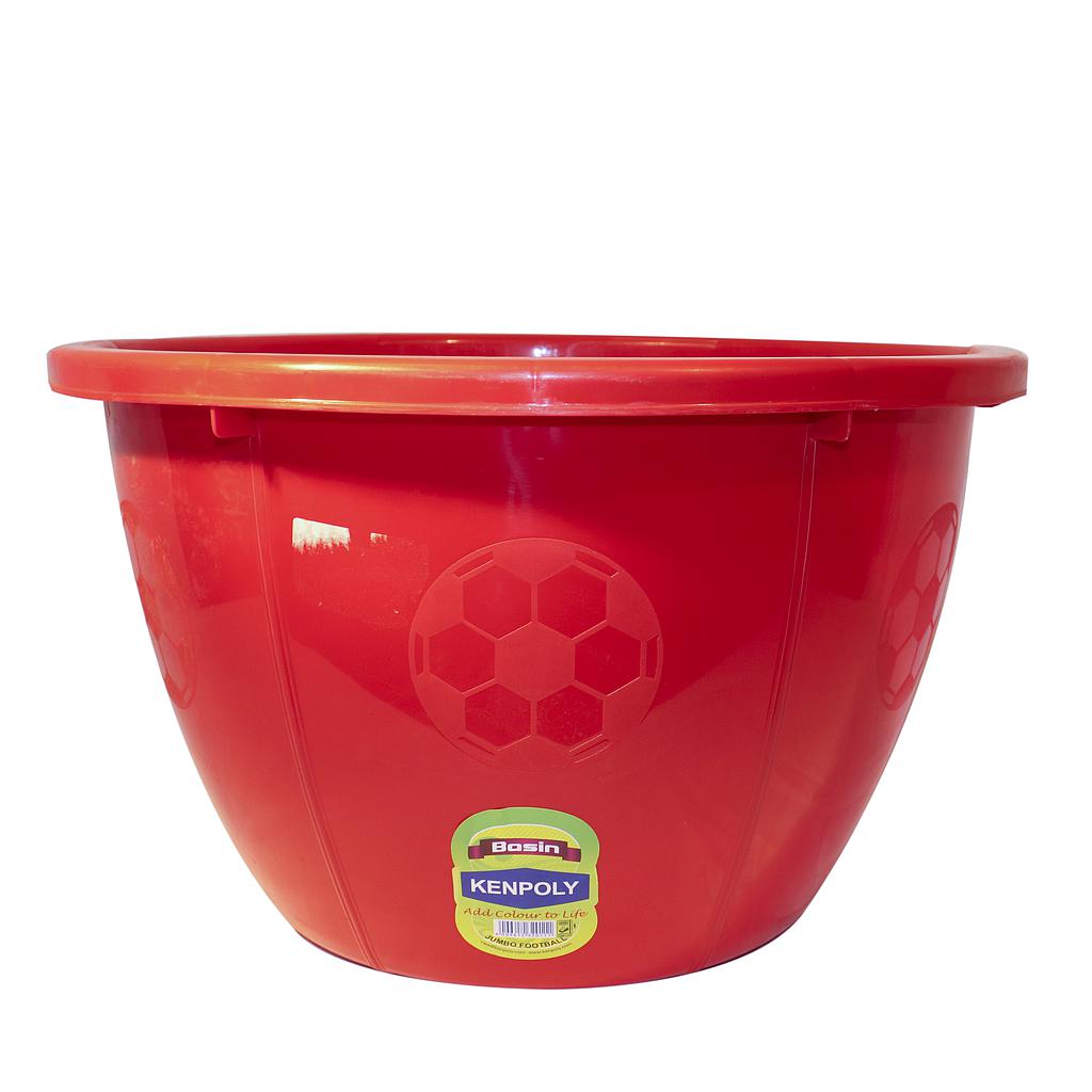 Kenpoly Football Jumbo Basin Red