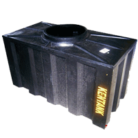Kentank Rectangular 460l (With Lid) LR46