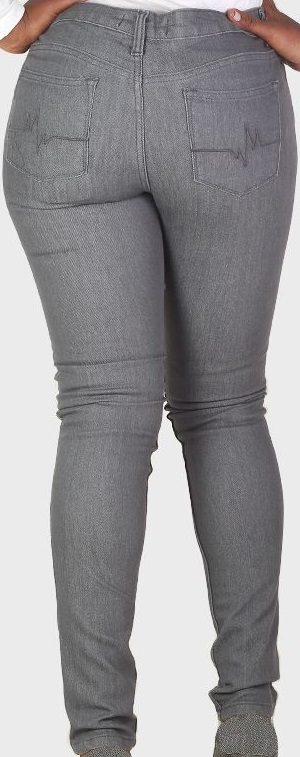 Ladies Grey Jeans size 8 (Size 30)