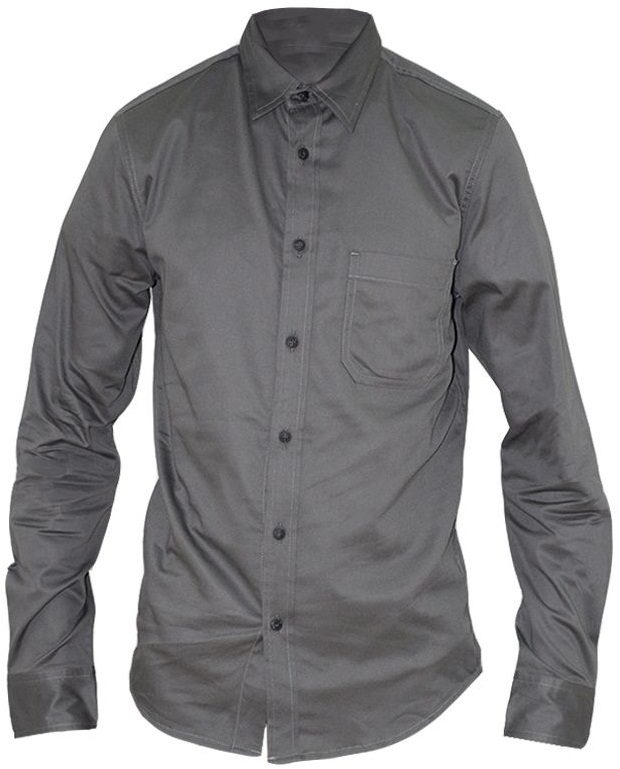 Men’s Long Sleeve Grey Shirt – S