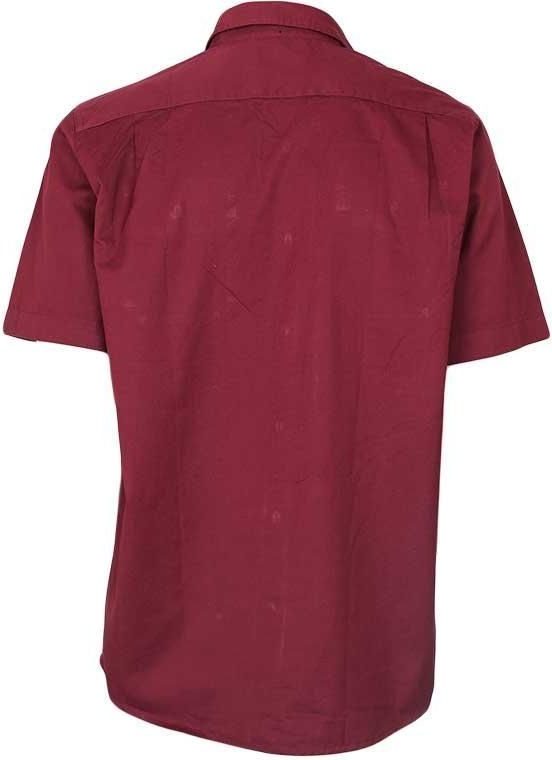 Men’s Short Sleeve Maroon Shirt – L