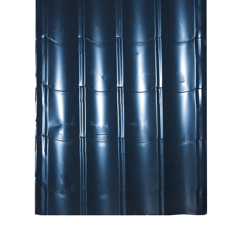 Panda mabati-Glossy D-tile Dark Grey 3M 30G (10ft)