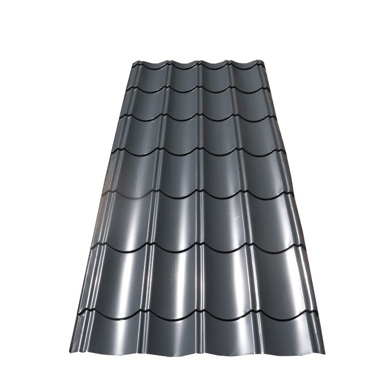 Panda mabati-Glossy D-tile Charcoal Grey 2.5M 30G (8ft)