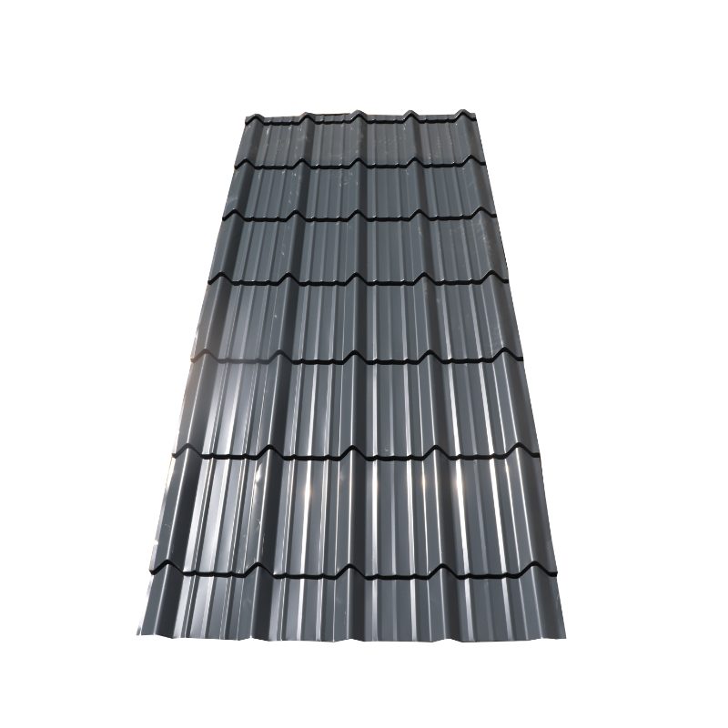 Panda mabati-Glossy H-tile Charcoal Grey 2M 30G (6.5ft)