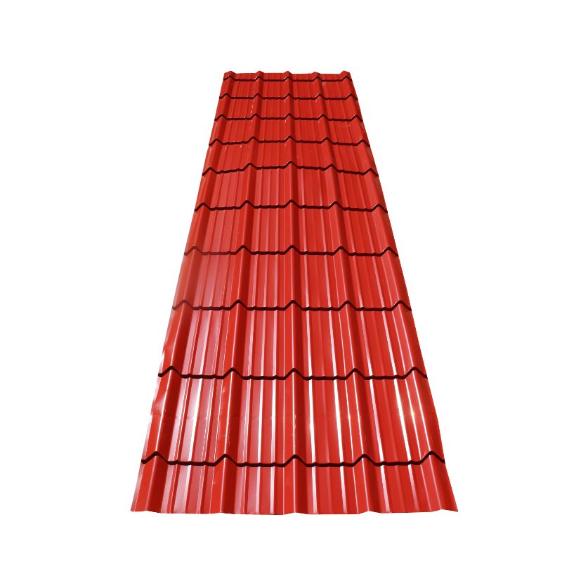 Panda mabati-Glossy H-tile Maasai Red 3M 30G (10ft)