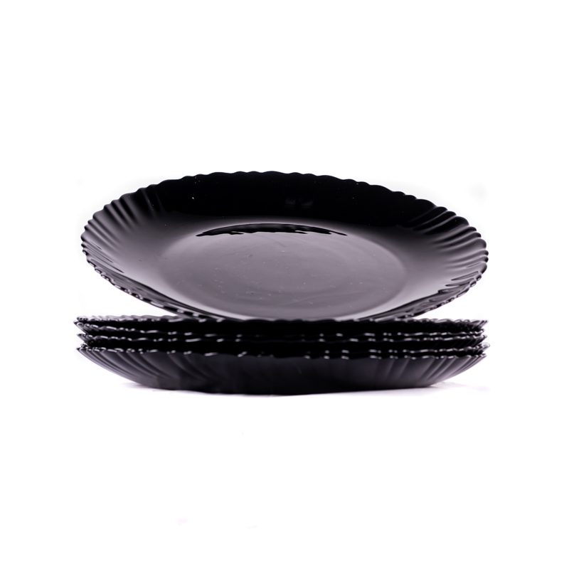 Sunda Black Dinner Plates 10.5” 6pcs Set