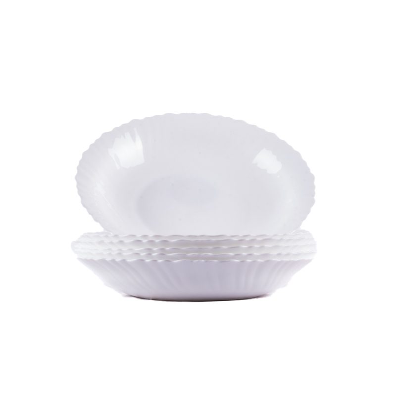 Sunda White Soup Plates 9.5” 6pcs Set