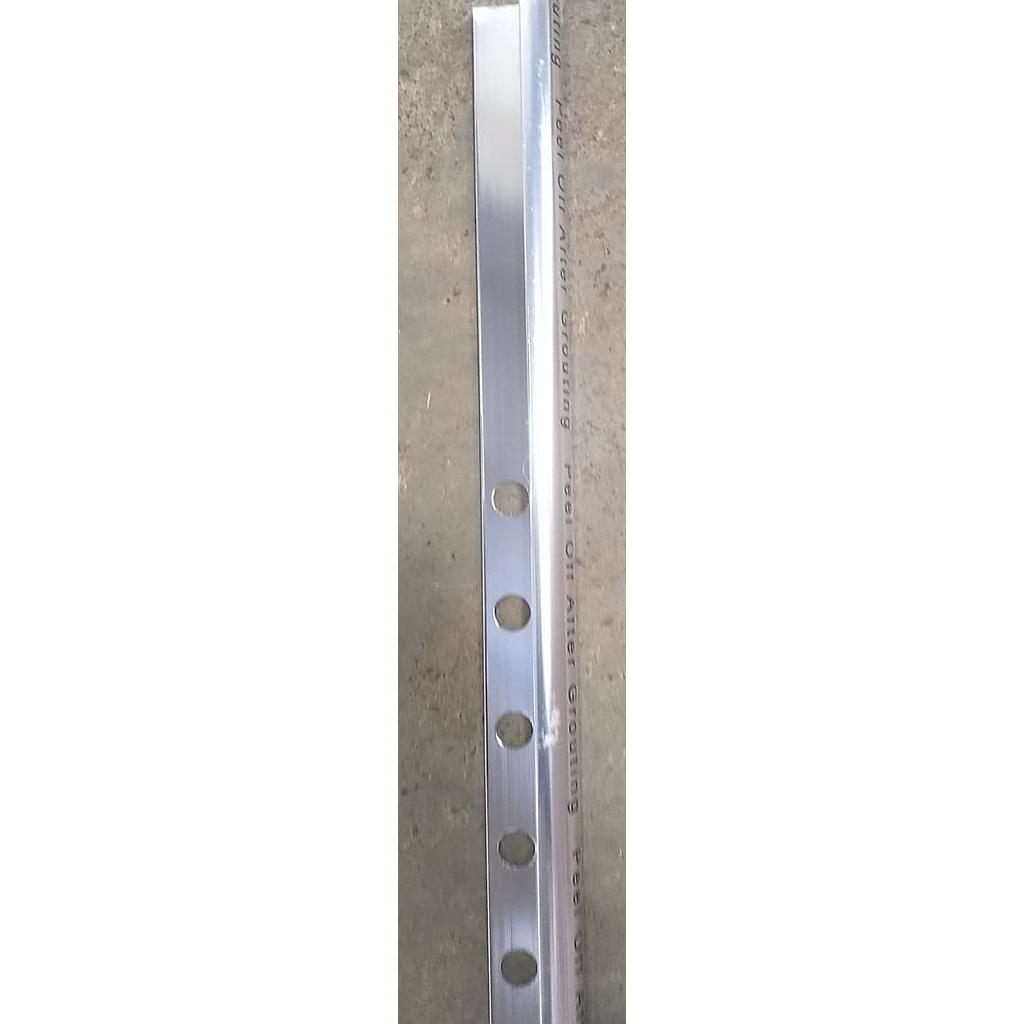 Tile Strip Silver finish