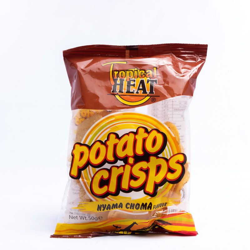 Tropical Heat Potato Crisps Nyama Choma 50g