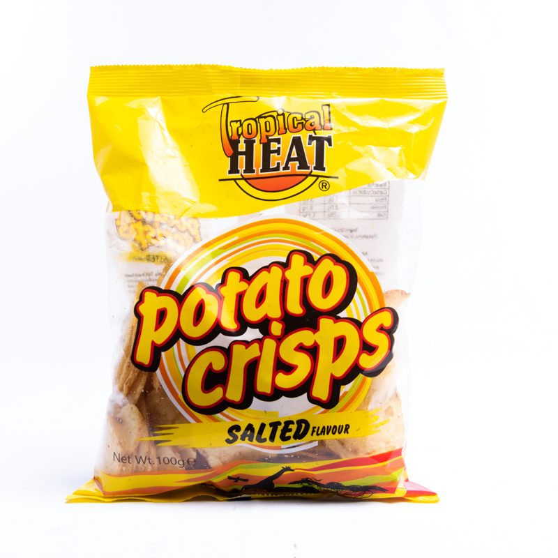 Tropical Heat Potato Crisps Salted 100g