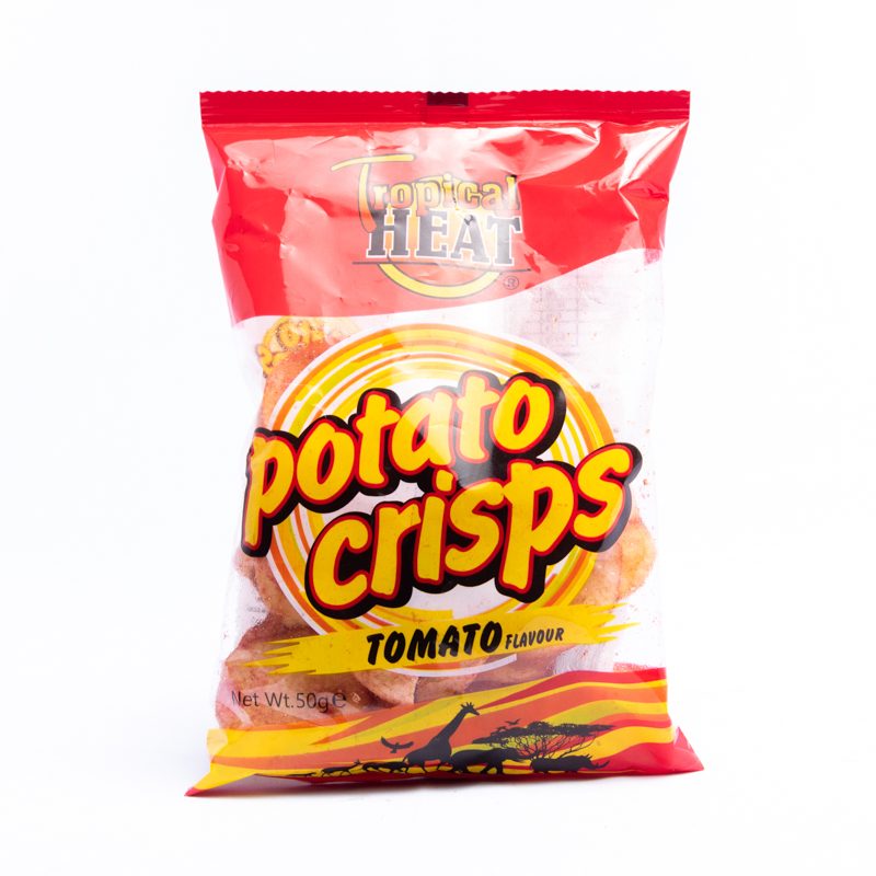 Tropical Heat Potato Crisps Tomato 50g