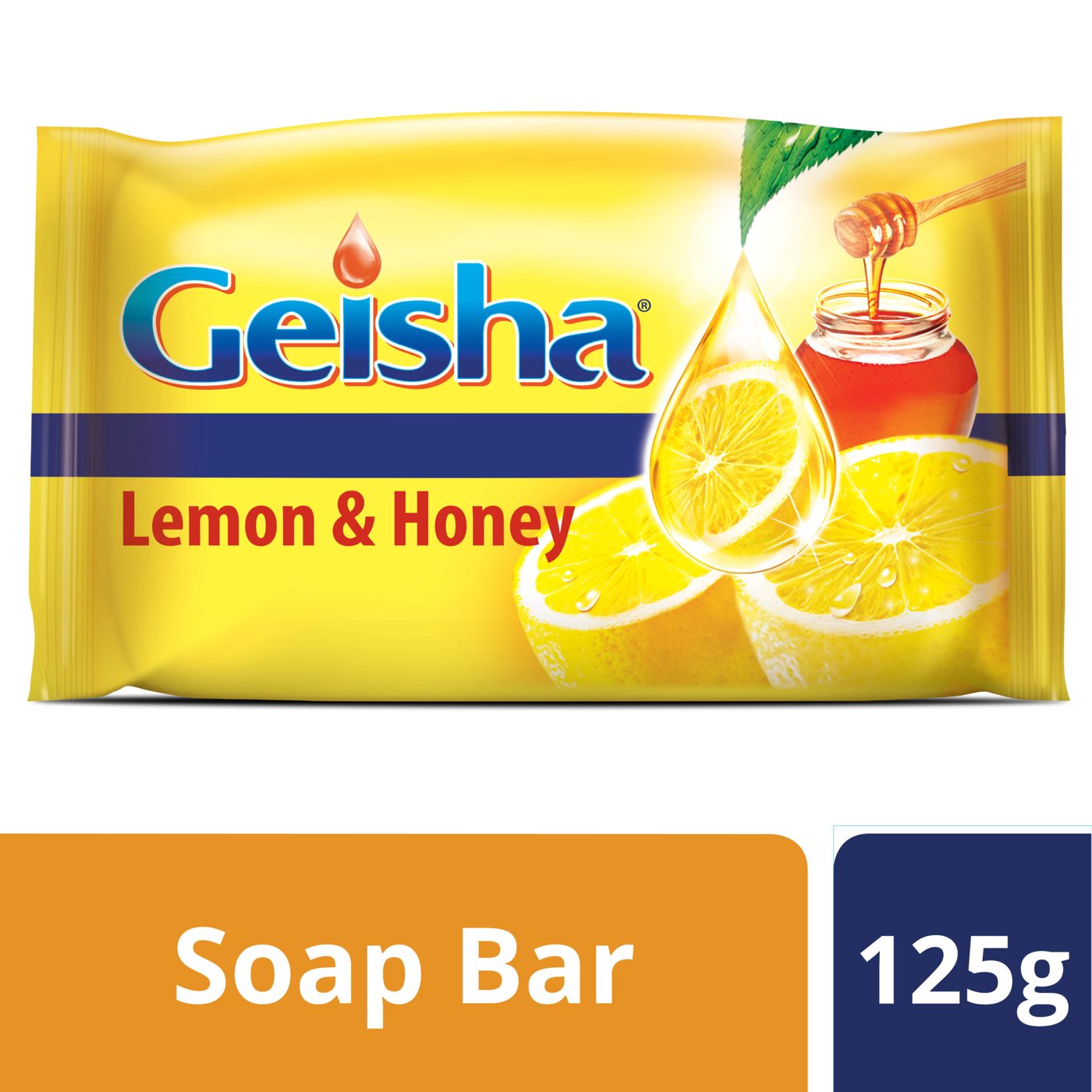 Geisha Invigorating Lemon (Yellow) with Honey Soap 175g