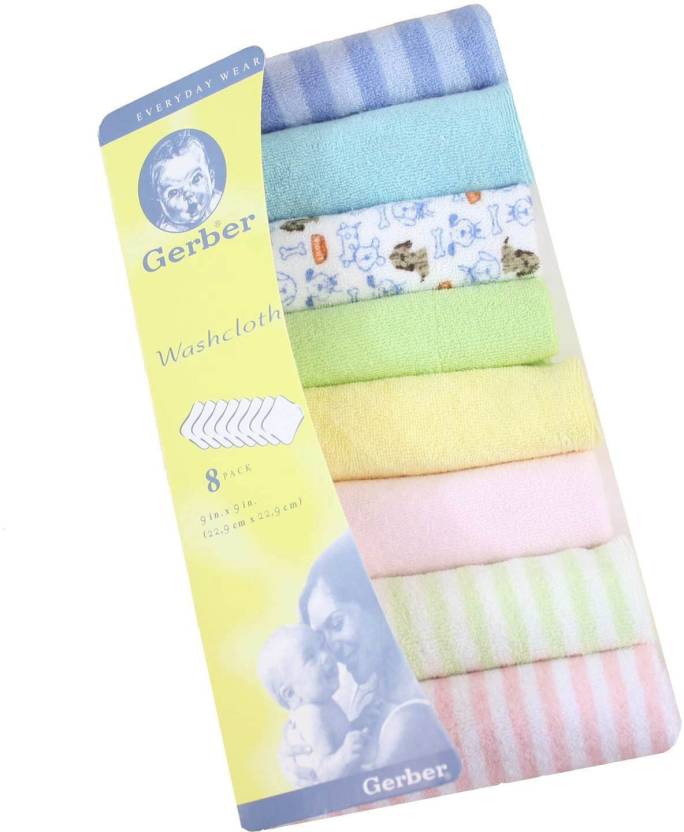 Baby Wash cloths 8 pcs