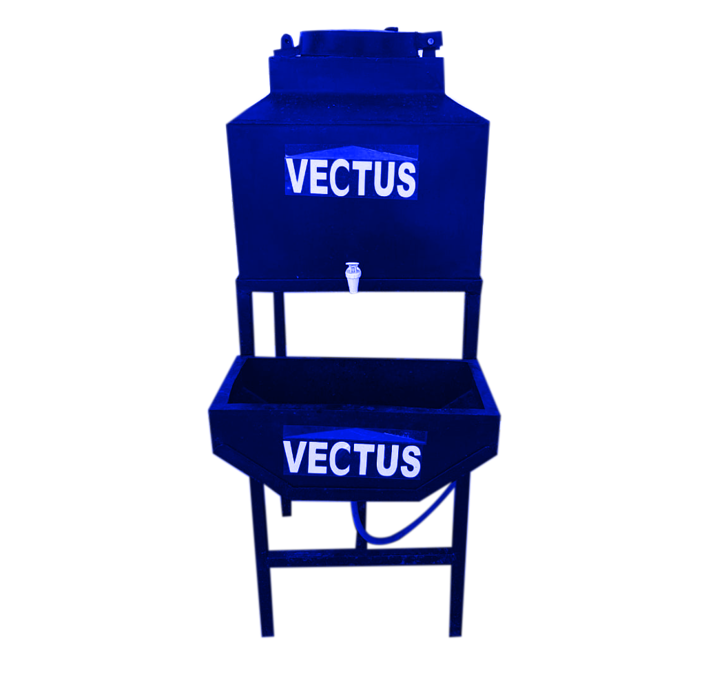 Vectus Tank and Basin with Stand Blue